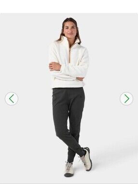 Stio Womens Turpin Fleece Pant Sweatpants Large Gray Abyss